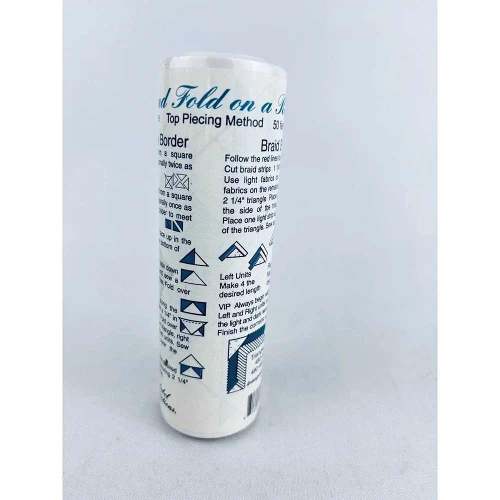 Sew And Fold On A Roll - Flying Geese Border - 50 Feet - Sealed Quilting Sewing - Picture 2 of 10
